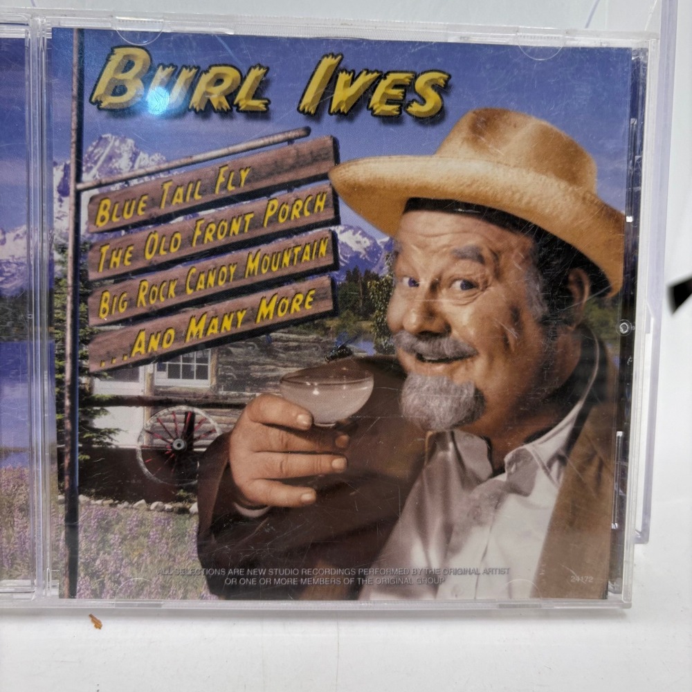 Burl Ives Blue Tail Fly Big Rock Candy Mountain Platinum Disc CD 24172 2004